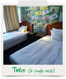 2single beds rooms